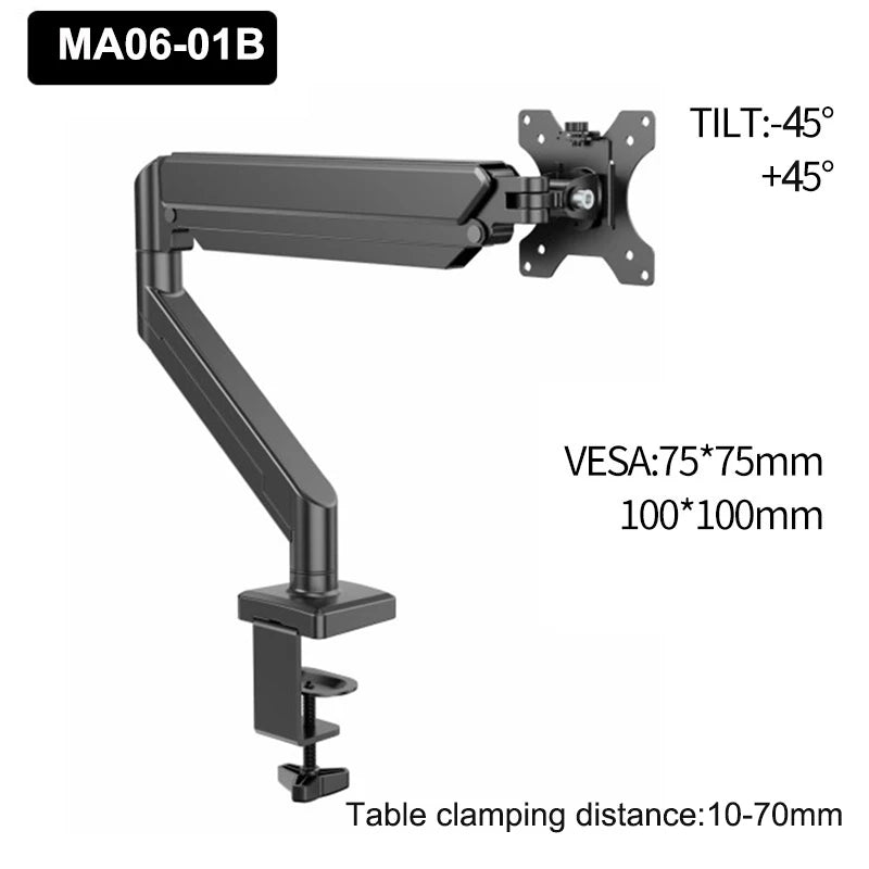 Support simple écran ergonomique bureau Ultimadesk A200